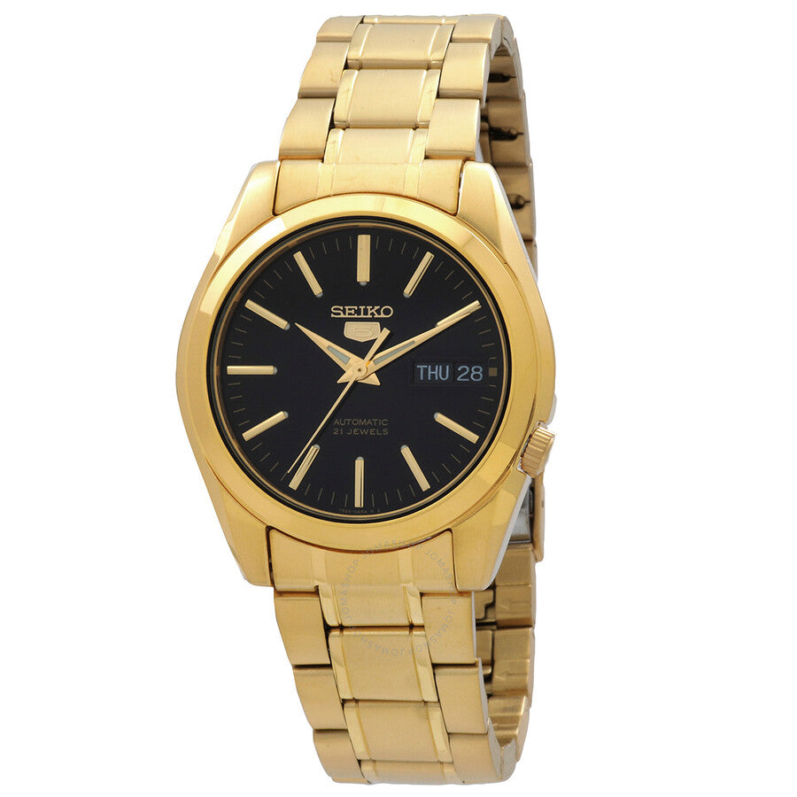 Seiko 5 Automatic Black Dial Men's Watch SNKL50K1 - Dawson Watches