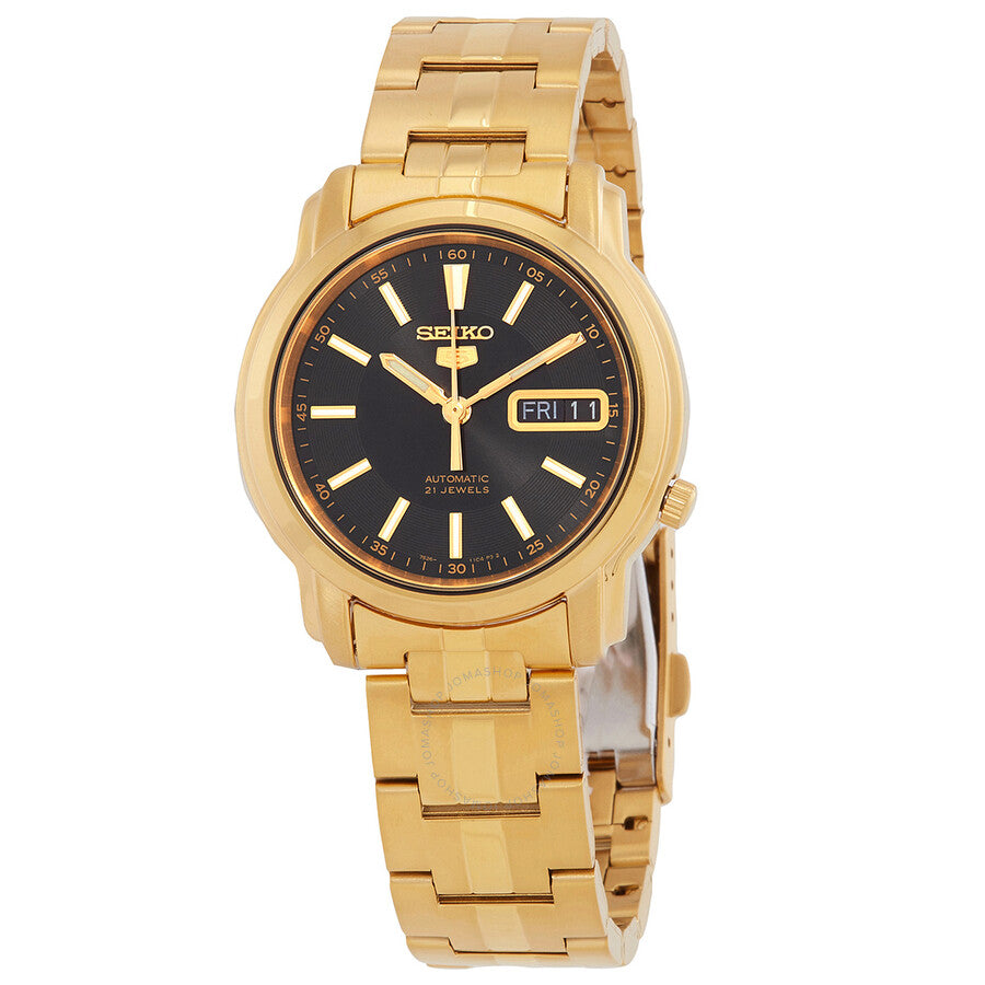 Seiko 5 Automatic Black Dial Men's Watch SNKL88K1 - Dawson Watches