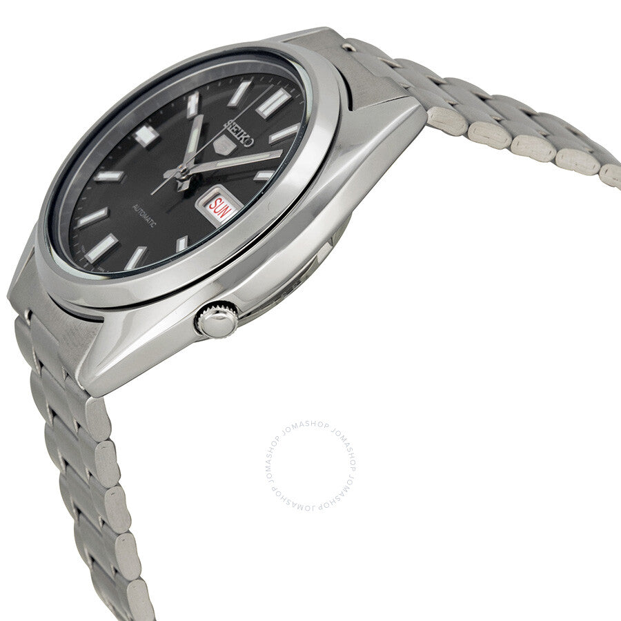 Seiko 5 Automatic Black Dial Stainless Steel Men's Watch SNXS79K1 - Dawson Watches #2