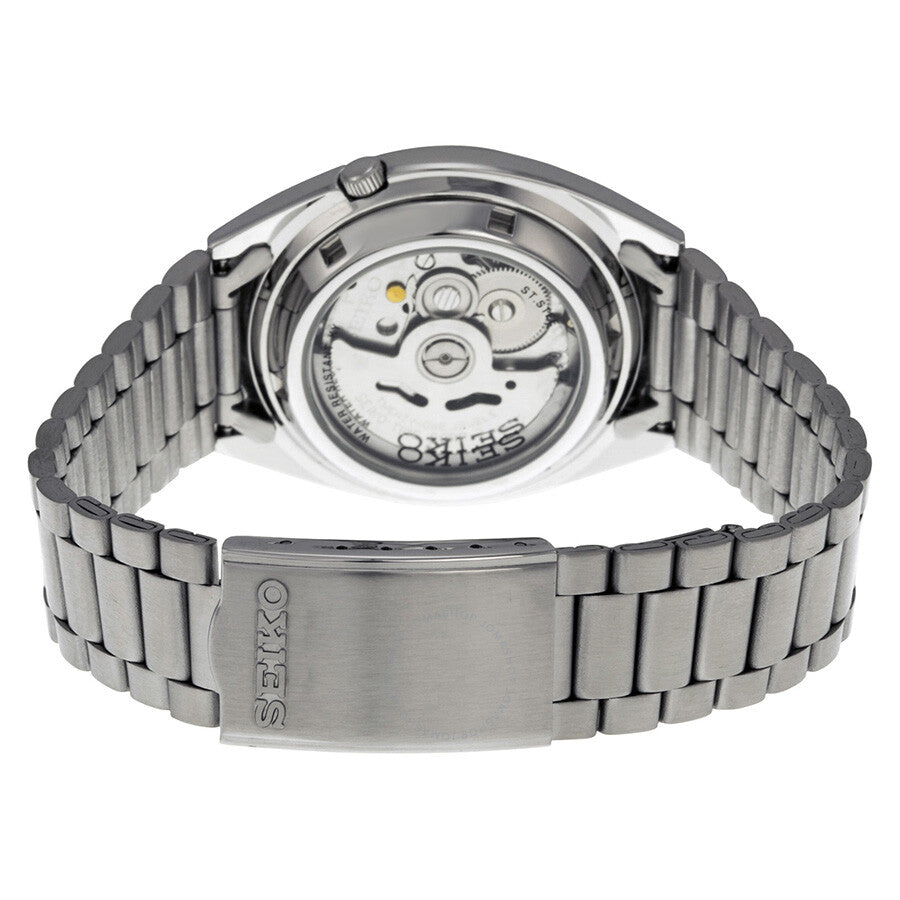 Seiko 5 Automatic Black Dial Stainless Steel Men's Watch SNXS79K1 - Dawson Watches #3