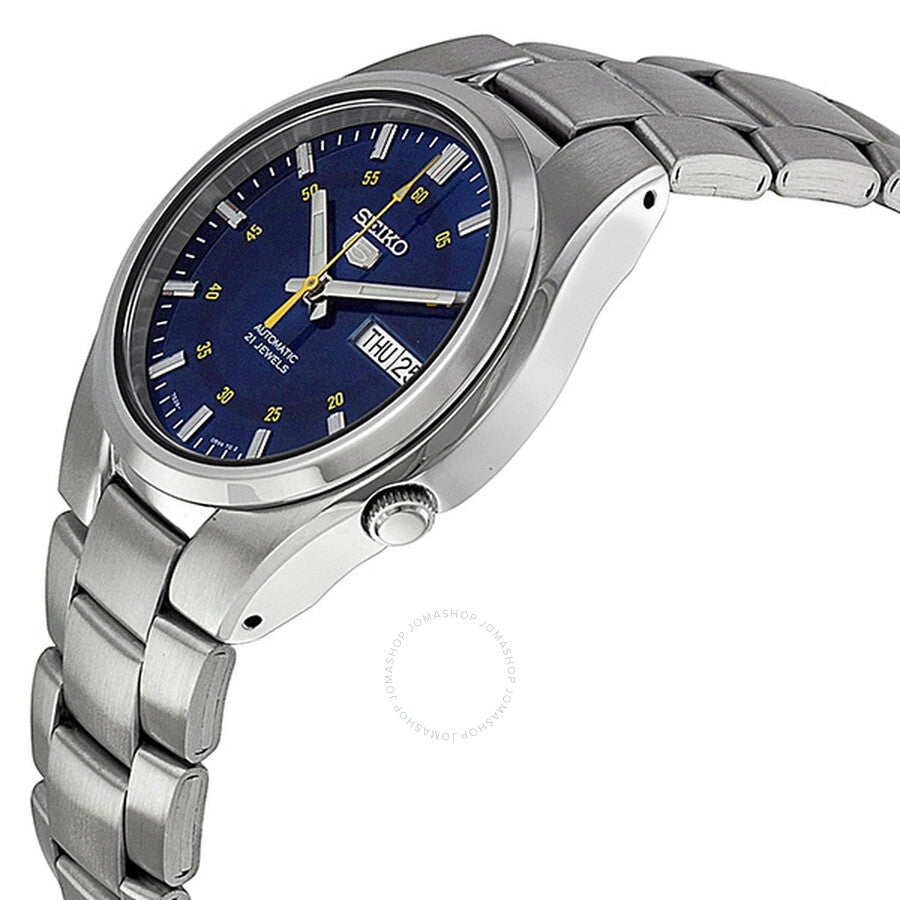 Seiko 5 Automatic Blue Dial Stainless Steel Men's Watch SNK615K1 - Dawson Watches #2