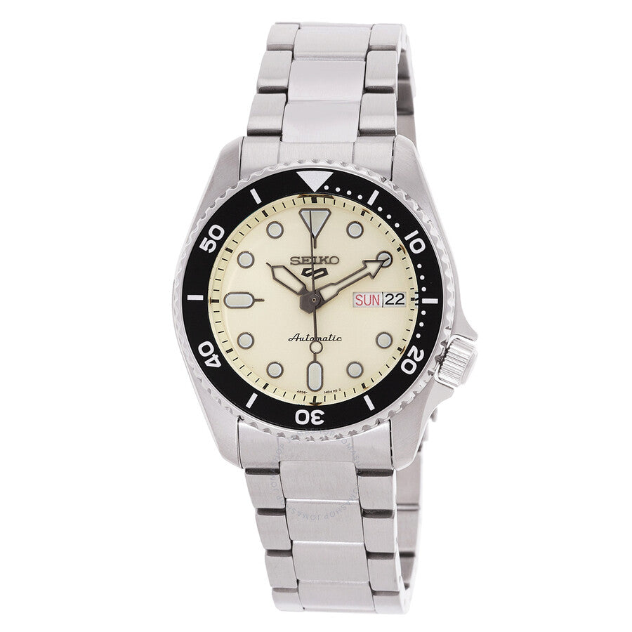 Seiko 5 Automatic Cream Dial Men's Watch SRPK31K1 - Dawson Watches