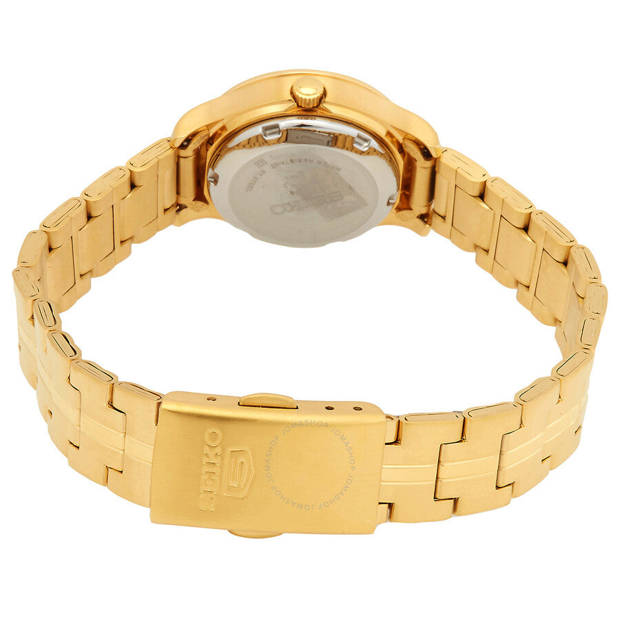 Seiko 5 Automatic Gold Dial Ladies Watch SYME02K1 - Dawson Watches #3