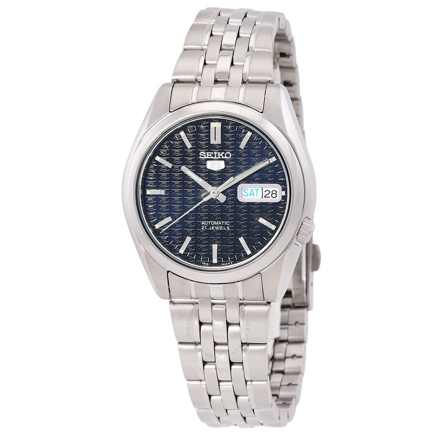 Seiko 5 Automatic Midnight Logo Dial Men's Watch SNK357 - Dawson Watches