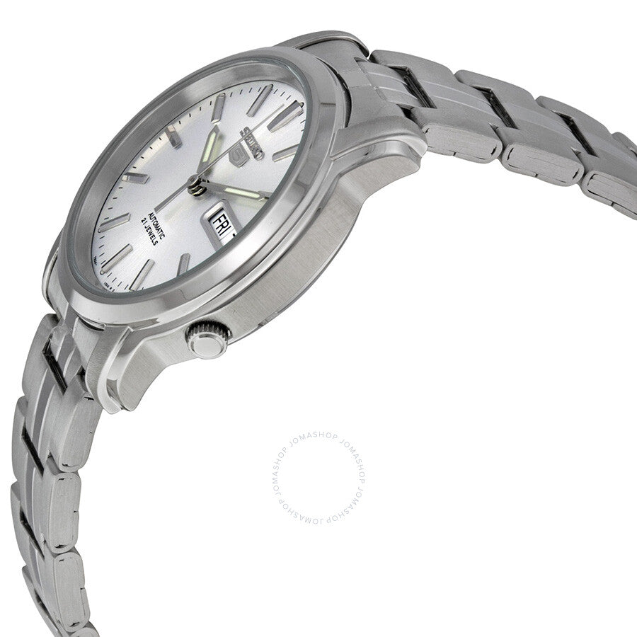 Seiko 5 Automatic Silver Dial Stainless Steel Men's Watch SNKK65 - Dawson Watches #2
