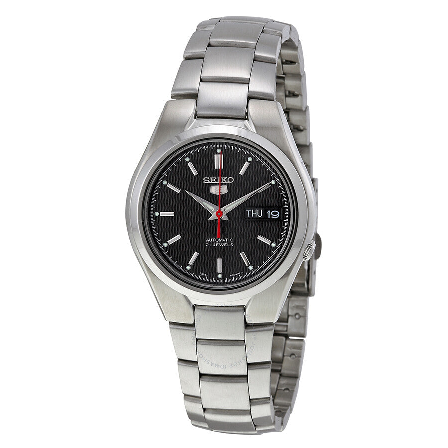 Seiko Series 5 Automatic Black Dial Men's Watch SNK607 - Dawson Watches