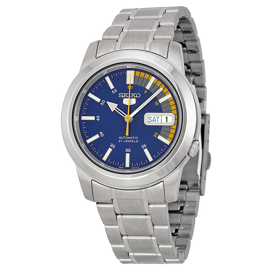 Seiko 5 Blue Automatic Blue Dial Men's Watch SNKK27 - Dawson Watches
