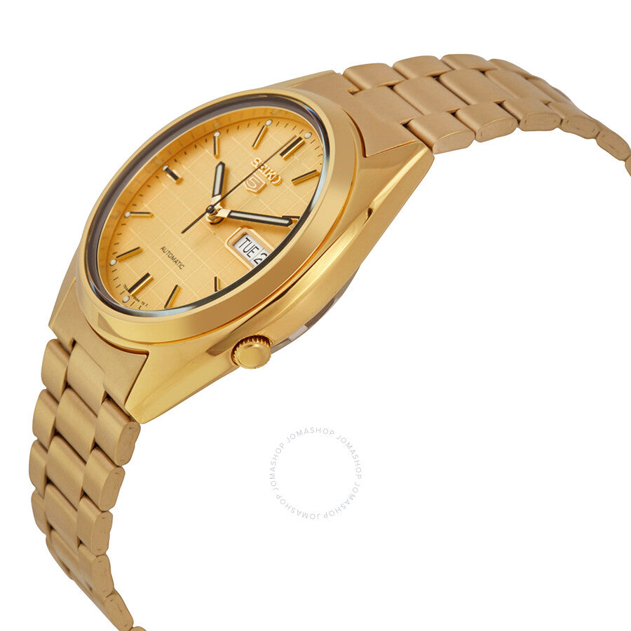 Seiko 5 Automatic Champagne Dial Men's Watch SNXL72 - Dawson Watches #2