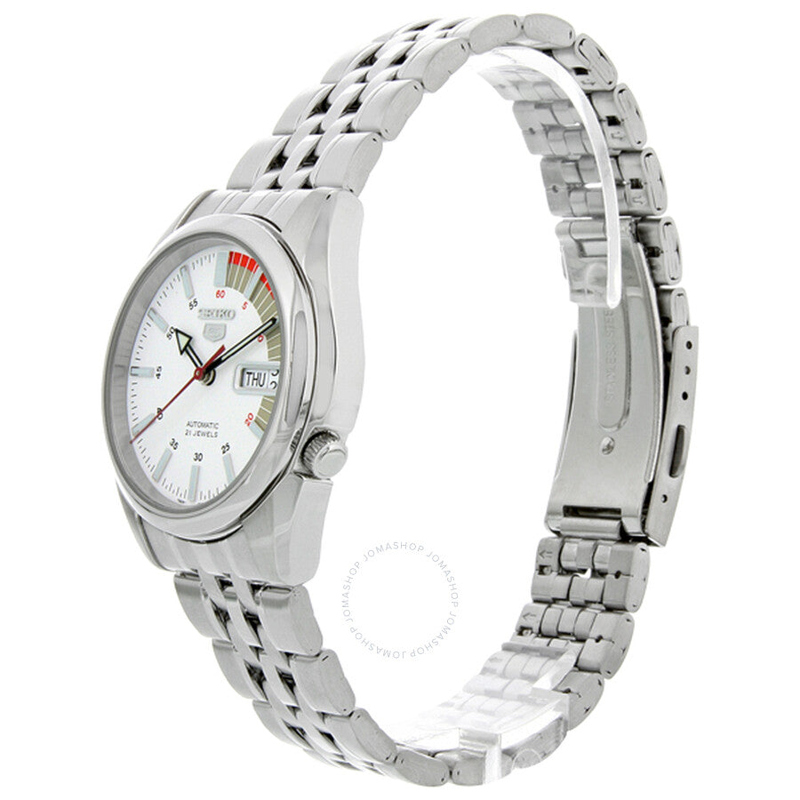 Seiko 5 Automatic White Dial Men's Watch SNK369 - Dawson Watches #3