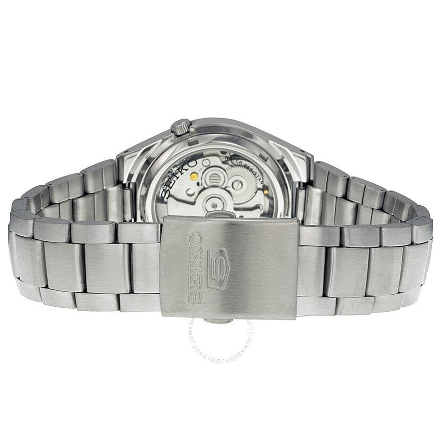 Seiko Series 5 Automatic Black Dial Stainless Steel Men's Watch SNK617 - Dawson Watches #3
