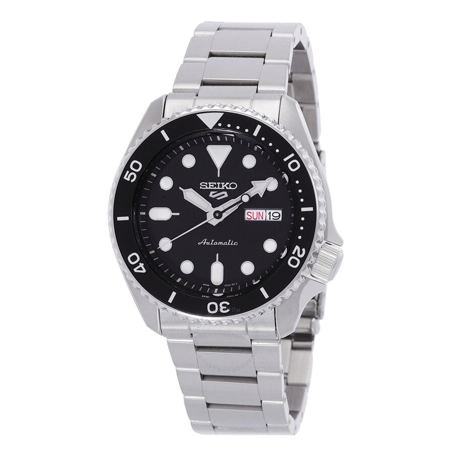 Seiko 5 Sports Automatic Black Dial Men's Watch SRPD55K1 - Dawson Watches