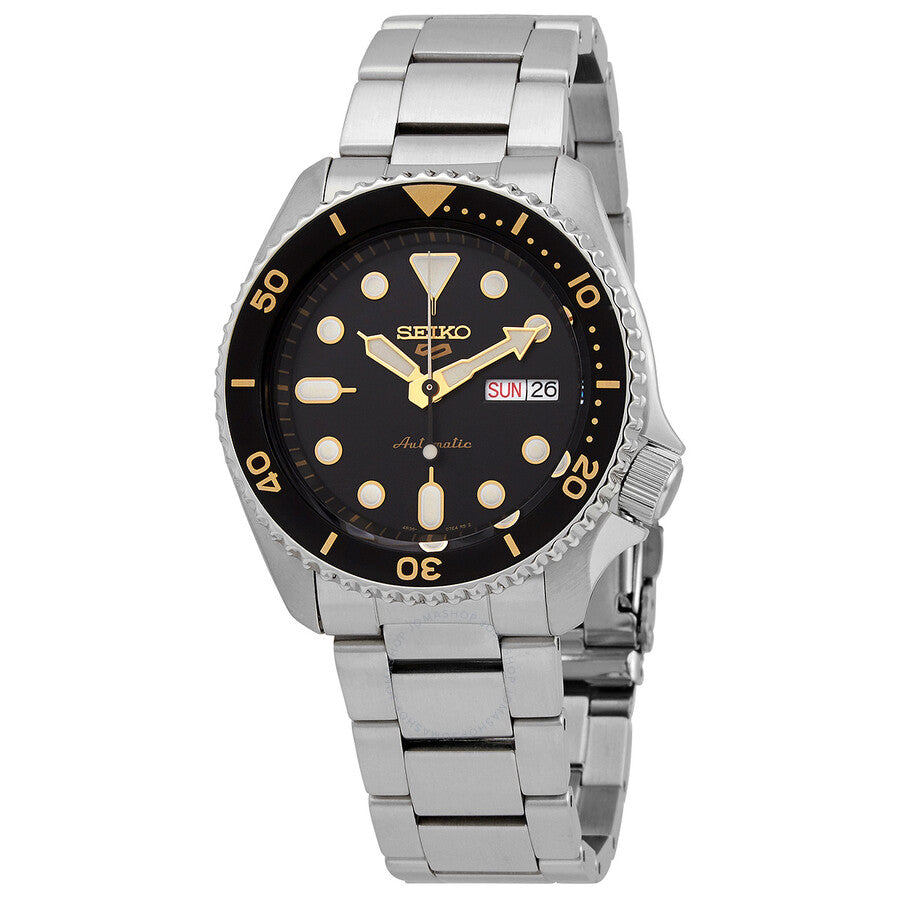Seiko 5 sports Automatic Black Dial Men's Watch SRPD57K1 - Dawson Watches