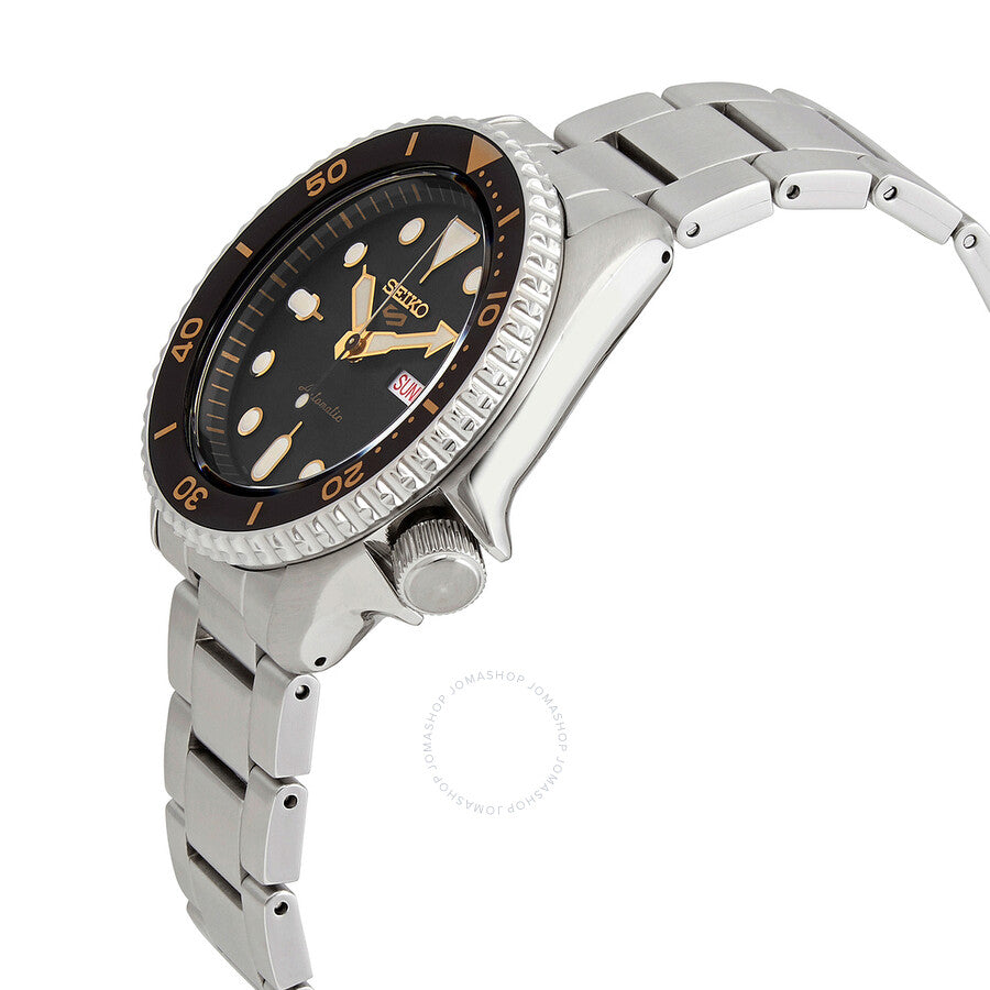 Seiko 5 sports Automatic Black Dial Men's Watch SRPD57K1 - Dawson Watches #2