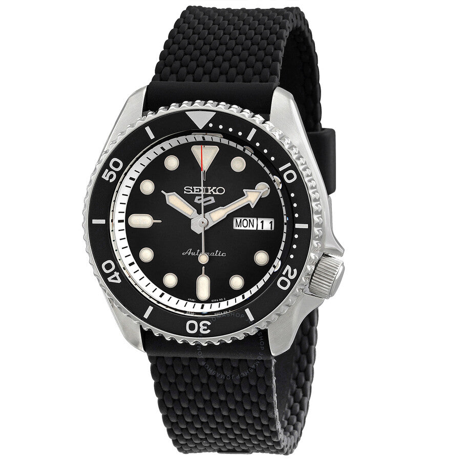 Seiko 5 sports Automatic Black Dial Men's Watch SRPD73K2 - Dawson Watches