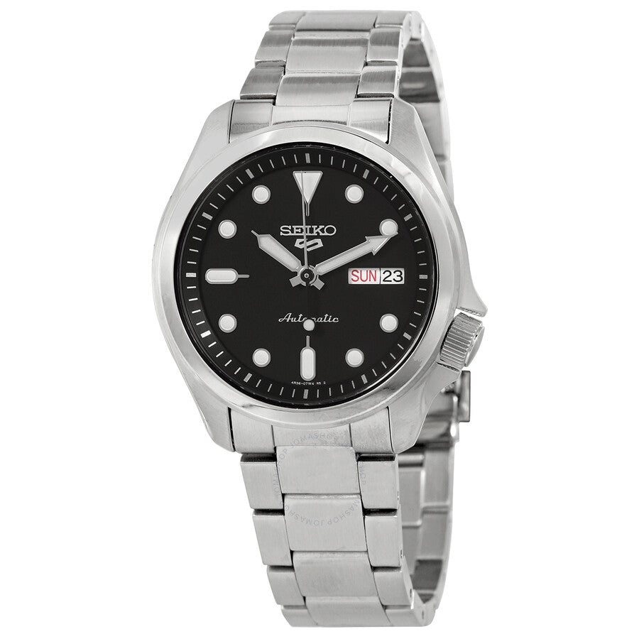 Seiko 5 Sports Automatic Black Dial Men's Watch SRPE55K1 - Dawson Watches