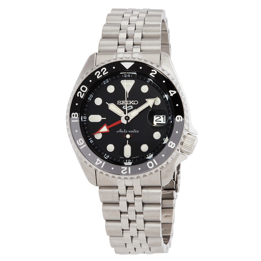 Seiko 5 Sports Automatic Black Dial Men's Watch SSK001K1 - Dawson Watches