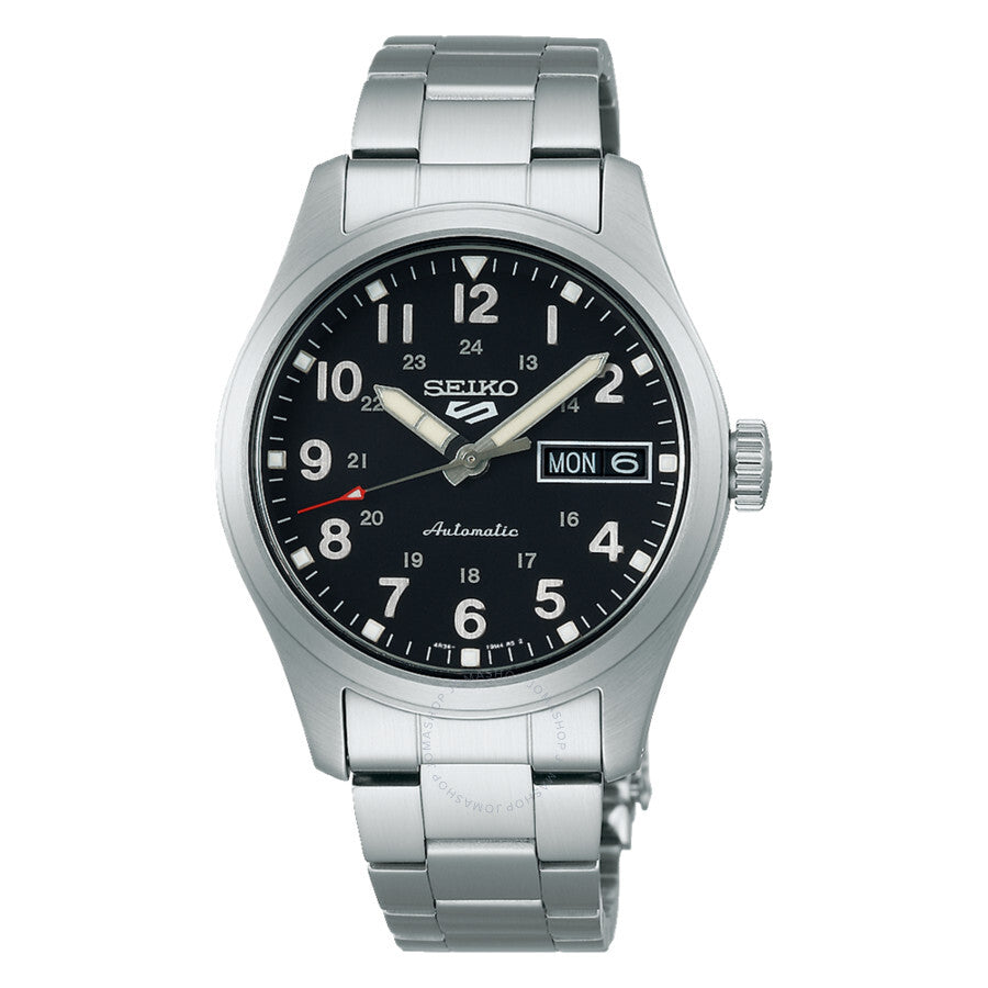Seiko 5 Sports Automatic Black Dial Unisex Watch SRPJ81 - Dawson Watches