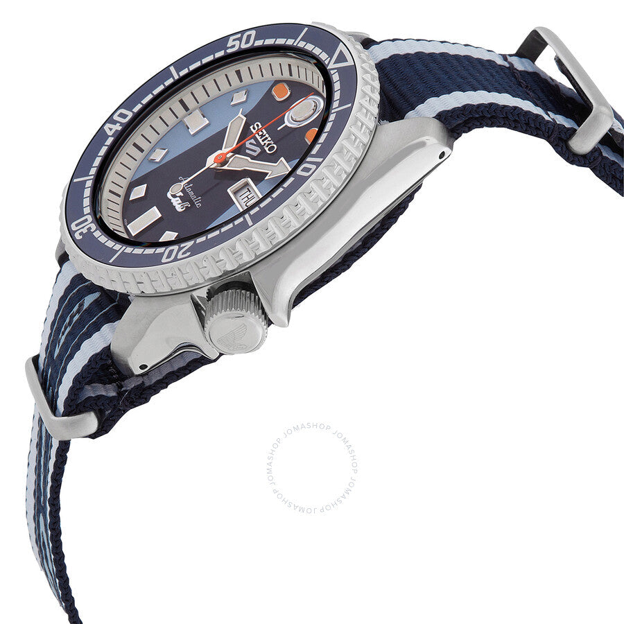 Seiko 5 Sports Automatic Blue Dial Men's Watch SRPK37K1 - Dawson Watches #2