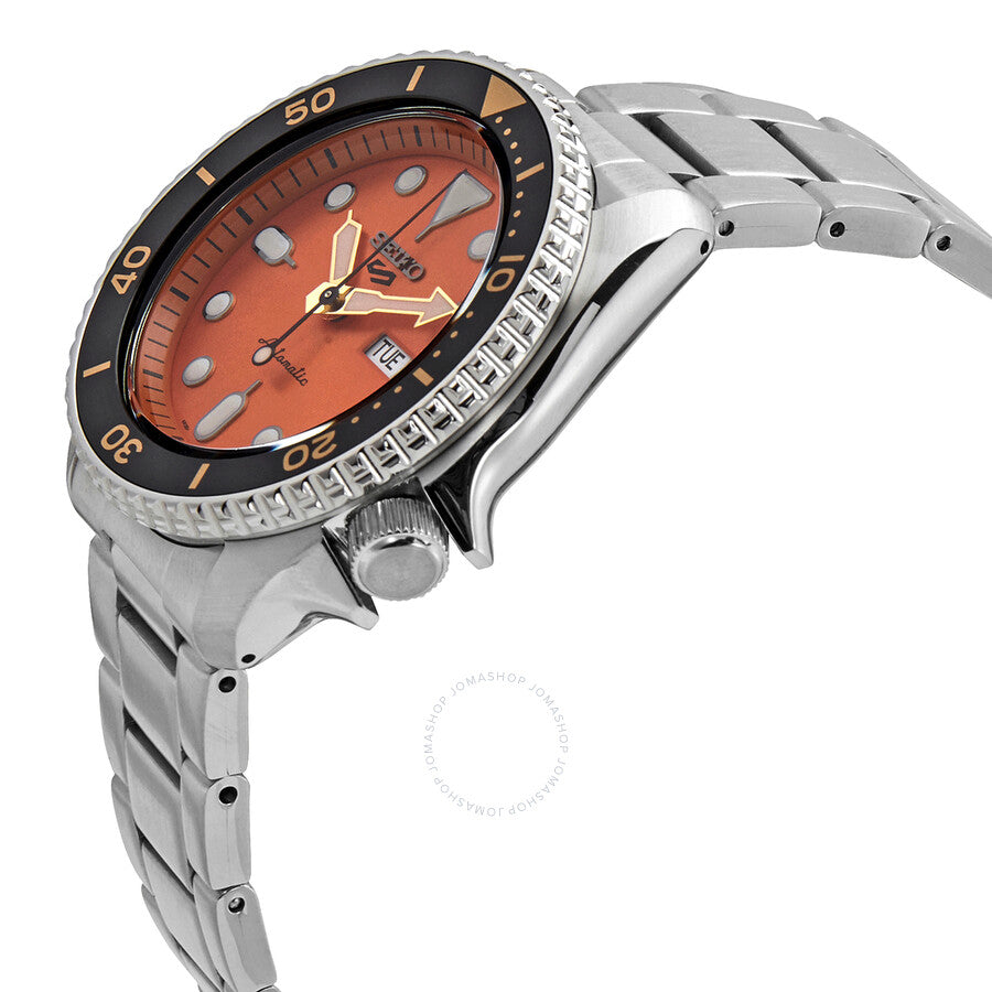Seiko 5 Sports Automatic Orange Dial Men's Watch SRPD59K1 - Dawson Watches #2