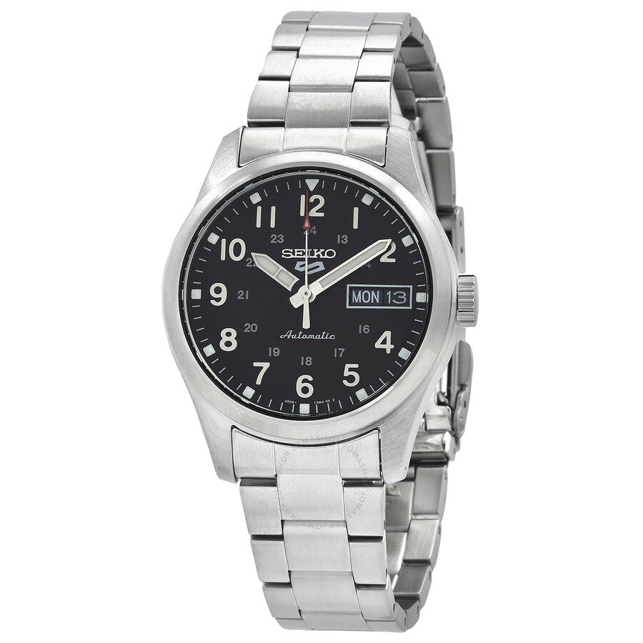 Seiko 5 Sports Automatic Black Dial Men's Watch SRPJ81K1 - Dawson Watches