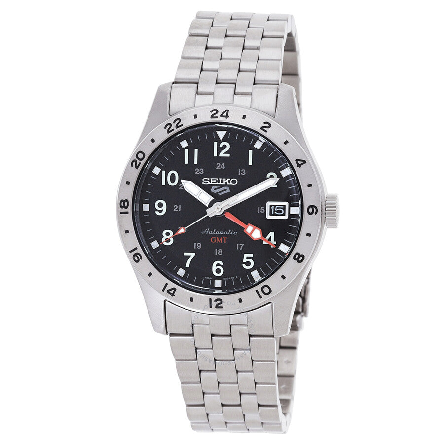 Seiko 5 Sports GMT Automatic Black Dial Men's Watch SSK023K1 - Dawson Watches