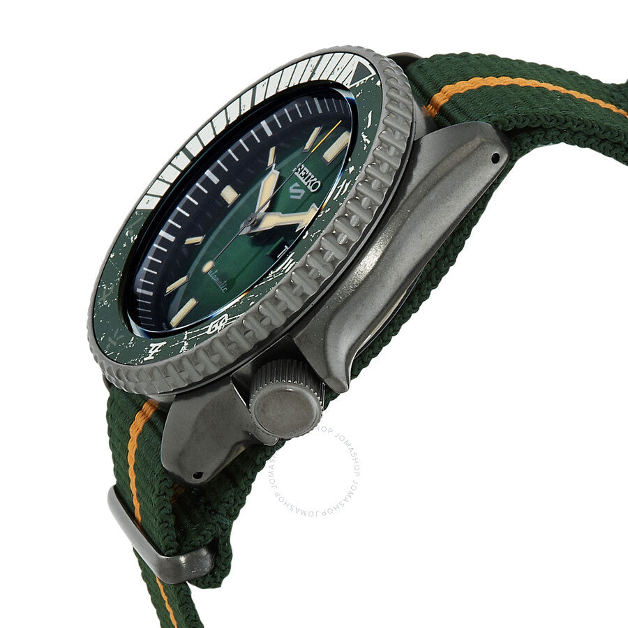 Seiko 5 Sports Naruto & Boruto Limited Edition Automatic Green Dial Men's Watch SRPF73K1 - Dawson Watches #2