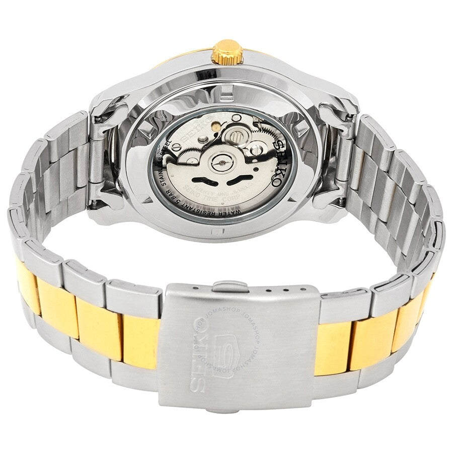 Seiko Series 5 Automatic White Dial Two-tone Men's Watch SNKP14K1S - Dawson Watches #3