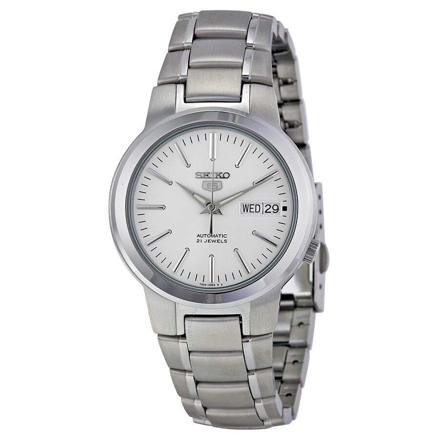 Seiko 5 Automatic White Dial Men's Watch SNKA01 - Dawson Watches