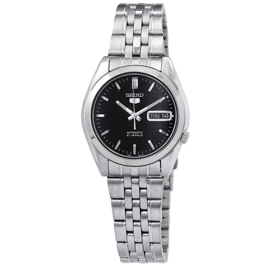 Seiko Automatic Black Dial Men's Watch SNK361K1 - Dawson Watches