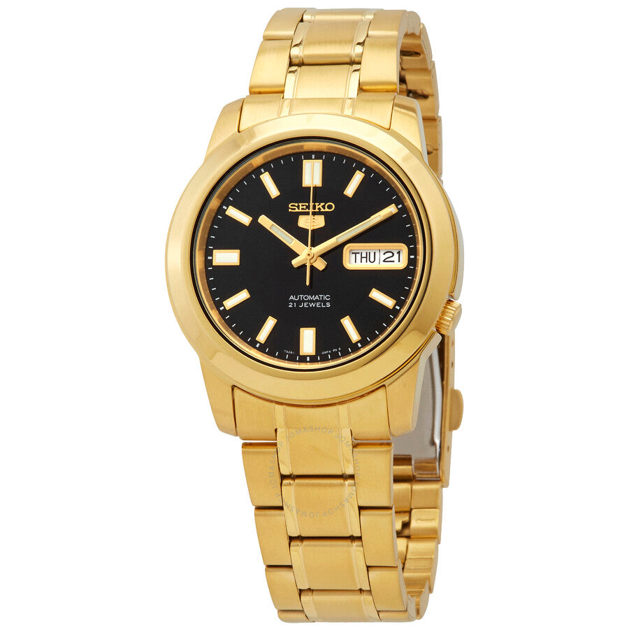 Seiko Automatic Black Dial Men's Watch SNKK22K1 - Dawson Watches