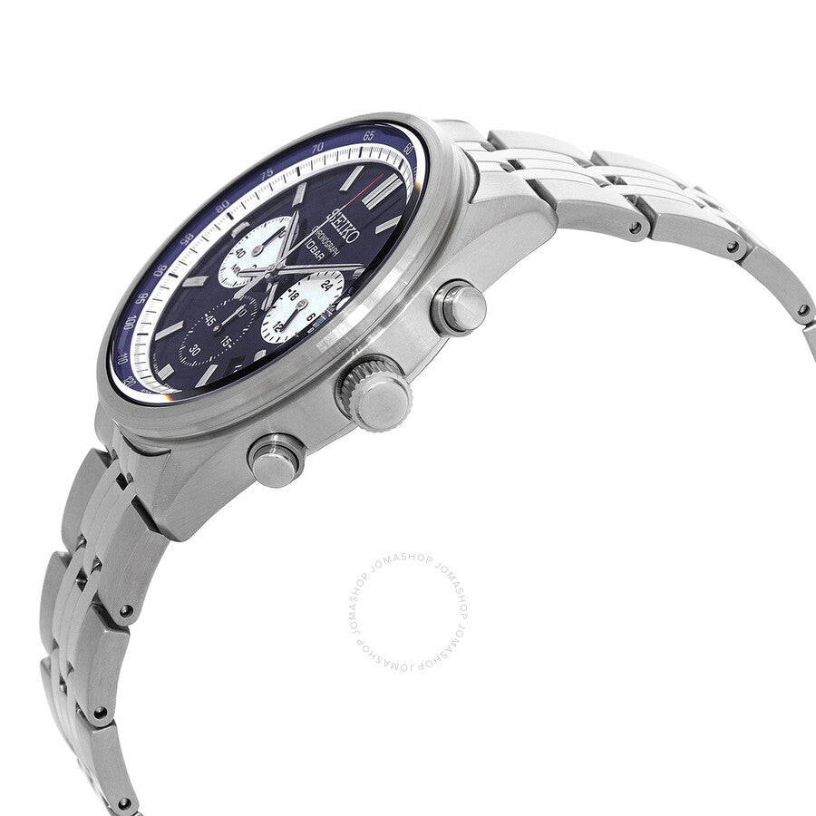 Seiko Chronograph Quartz Blue Dial Men's Watch SSB427P1 - Dawson Watches #2