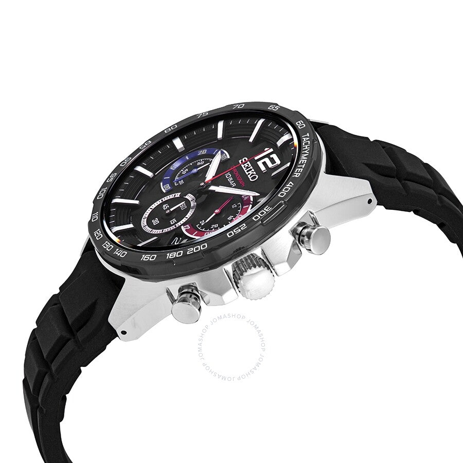 Seiko Essentials Chronograph Quartz Black Dial Men's Watch SSB347 - Dawson Watches #2