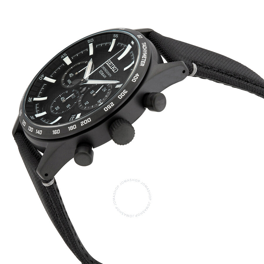 Seiko Chronograph Quartz Black Dial Men's Watch SSB417P1 - Dawson Watches #2