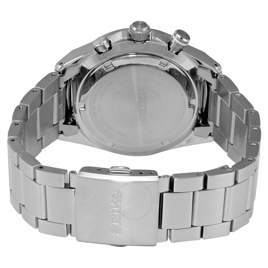 Seiko Chronograph Quartz Green Dial Stainless Steel Men's Watch SSB405P1 - Dawson Watches #3