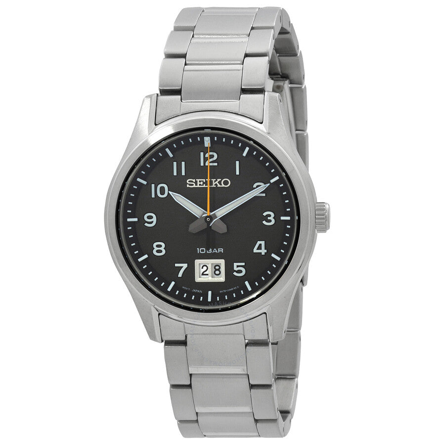 Seiko Classic Quartz Black Dial Men's Watch SUR569P1 - Dawson Watches