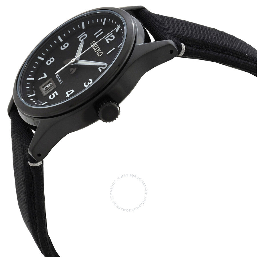 Seiko Classic Quartz Black Dial Men's Watch SUR571P1 - Dawson Watches #2