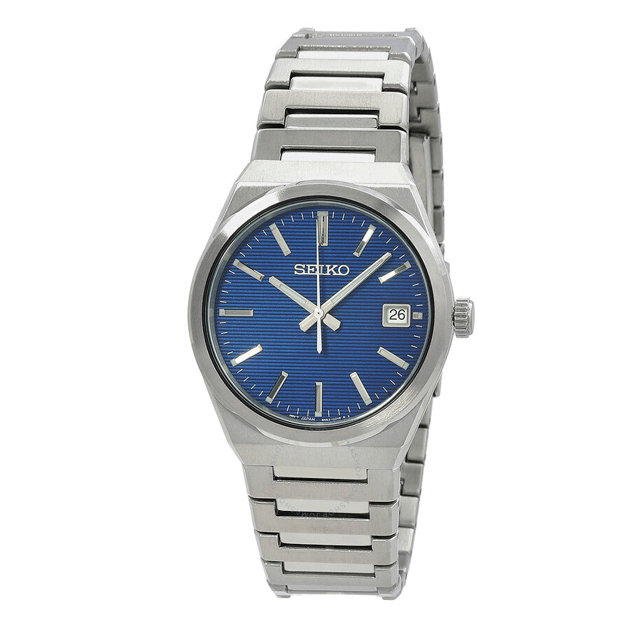 Seiko Classic Quartz Blue Dial Men's Watch SUR555P1 - Dawson Watches