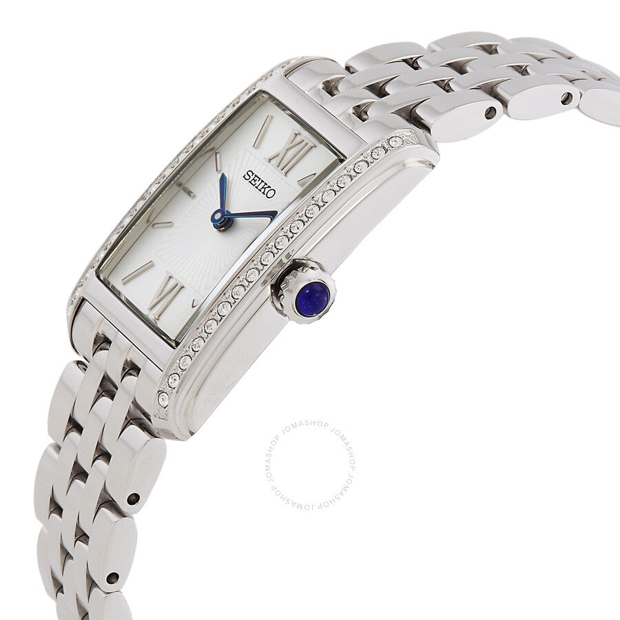 Seiko Classic Quartz Crystal Silver Dial Ladies Watch SWR091P1 - Dawson Watches #2