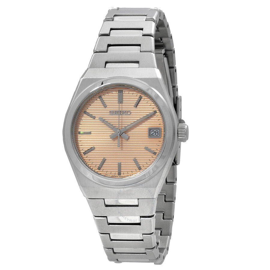 Seiko Classic Quartz Salmon Dial Ladies Watch SUR577P1 - Dawson Watches