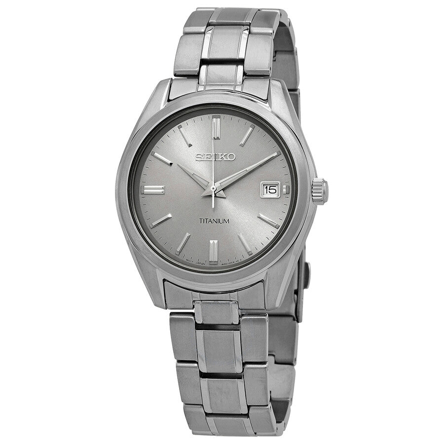 Seiko Essentials Quartz Silver Dial Men's Watch SUR369 - Dawson Watches