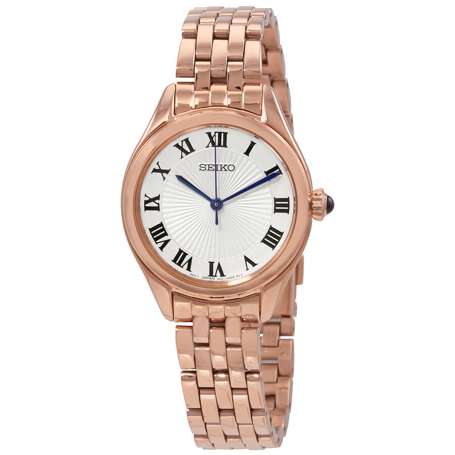 Seiko Classic Quartz White Dial Ladies Watch SUR332 - Dawson Watches