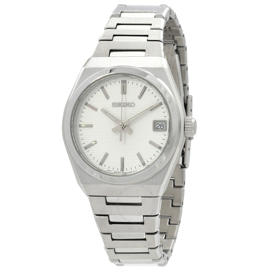 Seiko Classic Quartz White Dial Ladies Watch SUR573P1 - Dawson Watches