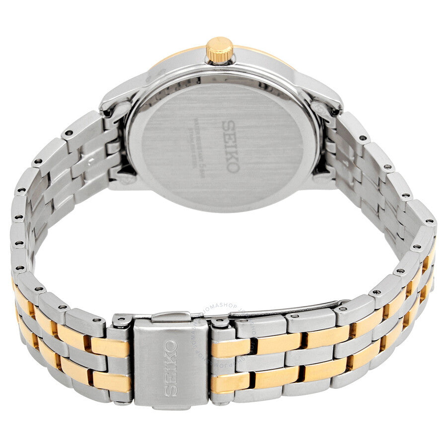 Seiko Classic Quartz White Dial Two-tone Ladies Watch SUR410 - Dawson Watches #3