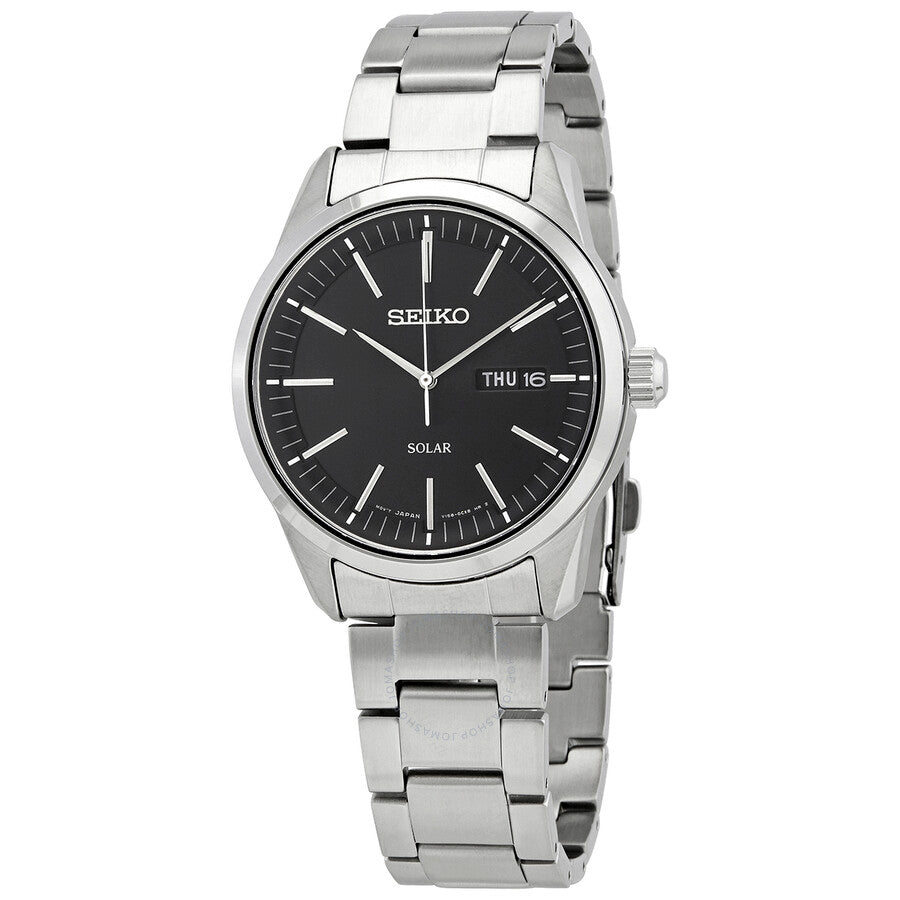 Seiko Conceptual Black Dial Men's Watch SNE527 - Dawson Watches