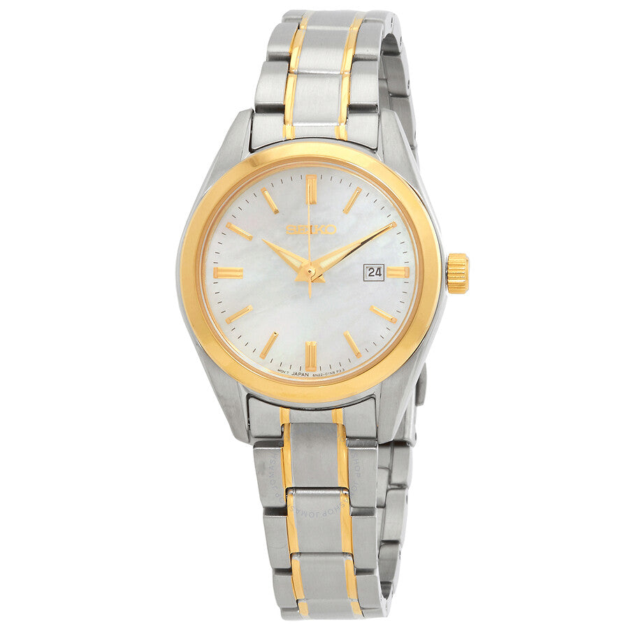Seiko Core Mother of Pearl Dial Quartz Ladies Watch SUR636P1 - Dawson Watches