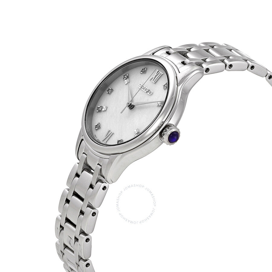Seiko Core Quartz Diamond Mother of Pearl Dial Ladies Watch SRZ537P1 - Dawson Watches #2