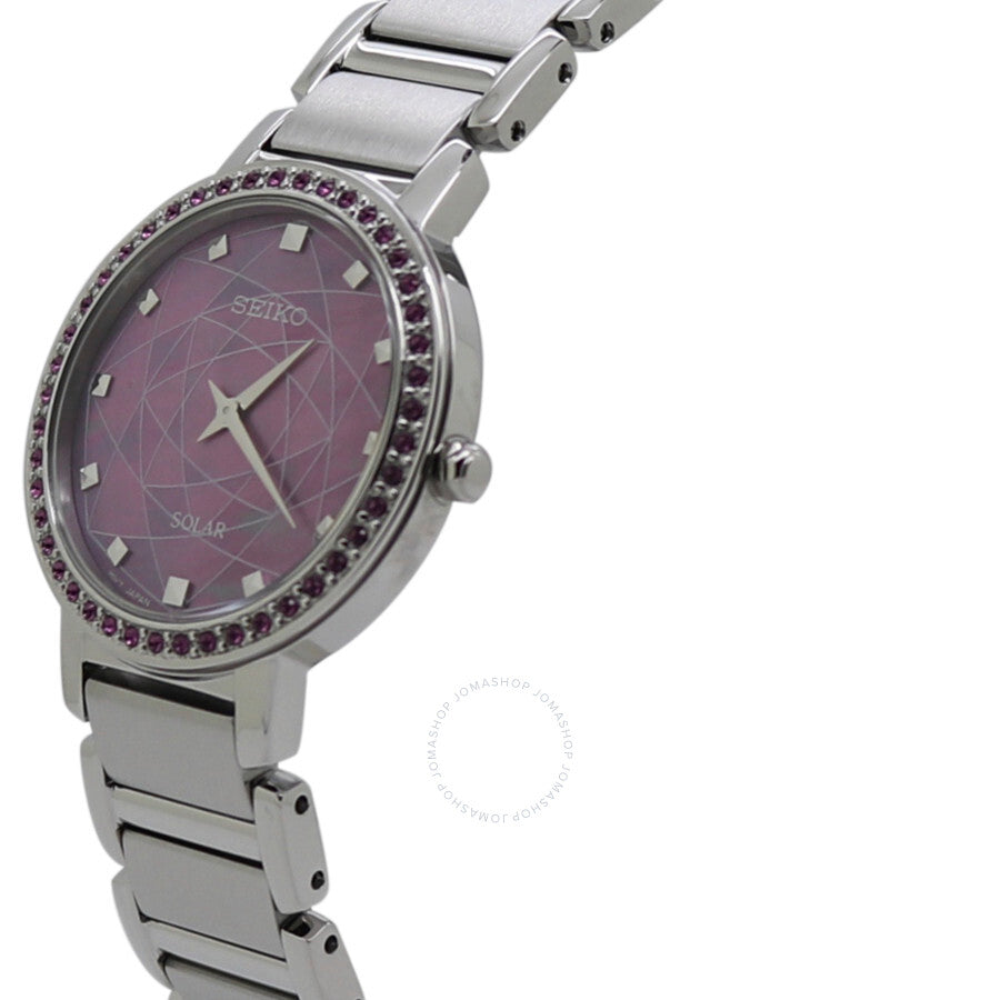 Seiko Discover More Crystal Pink Dial Ladies Watch SUP453P1 - Dawson Watches #2