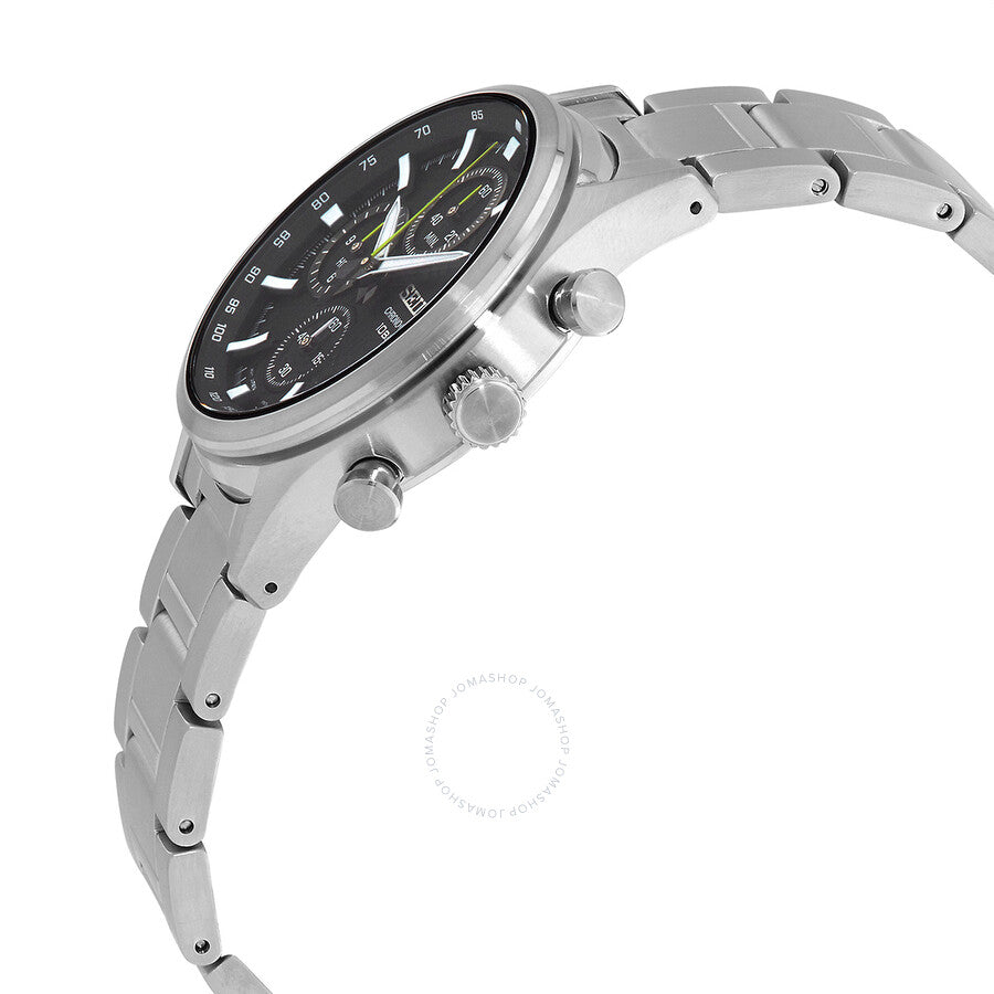 Seiko Dress Chronograph Quartz Black Dial Men's Watch SSB419P1 - Dawson Watches #2