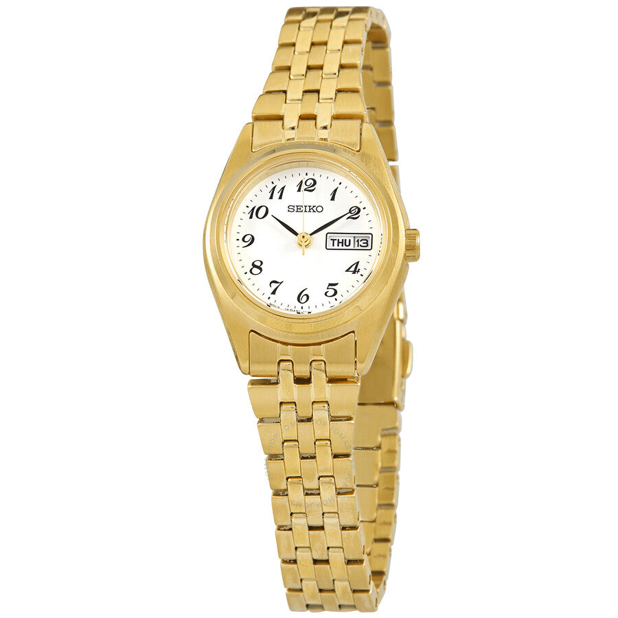 Seiko Essential Quartz White Dial Ladies Watch SUR440 - Dawson Watches