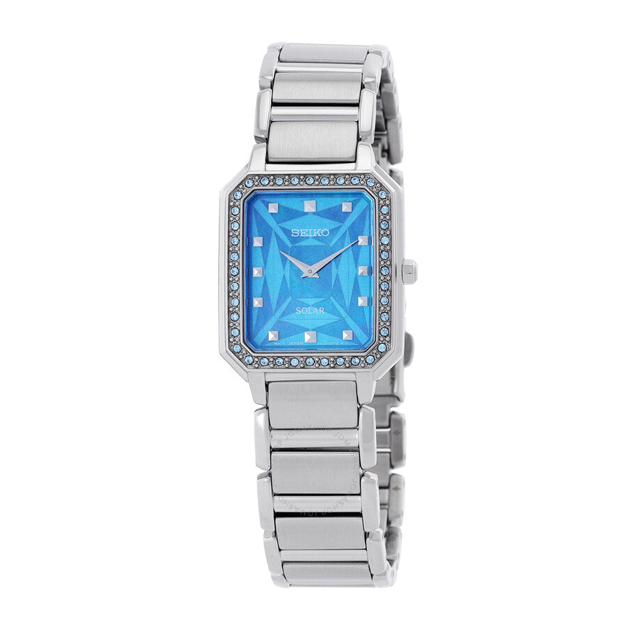 Seiko Essentials Crystal Blue Dial Ladies Watch SUP451P1 - Dawson Watches